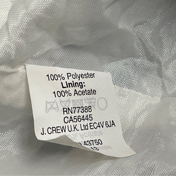 J.Crew Womens Sleeveless Striped Dress With Elastic Waist White & Navy Size 0 - Picture 7 of 8